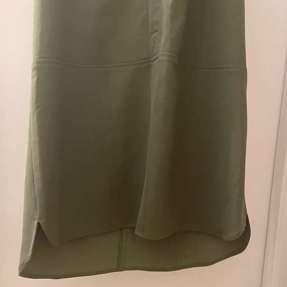 J. crew Forest Green Mini Dress Size 0 - Picture 4 of 7